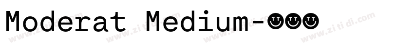 Moderat Medium字体转换